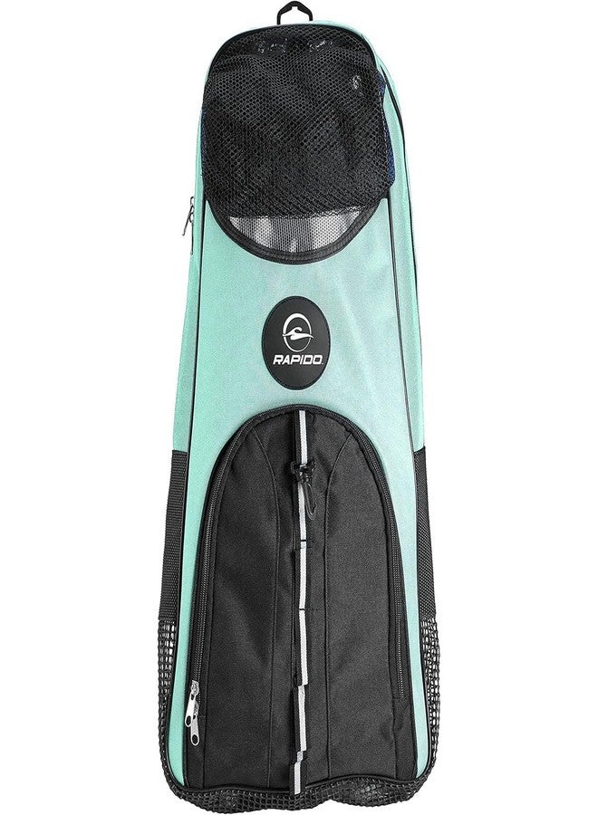 Phantom Aquatics Rapido Deluxe Mask, Fins and Snorkel Bag - Mint - Image 3